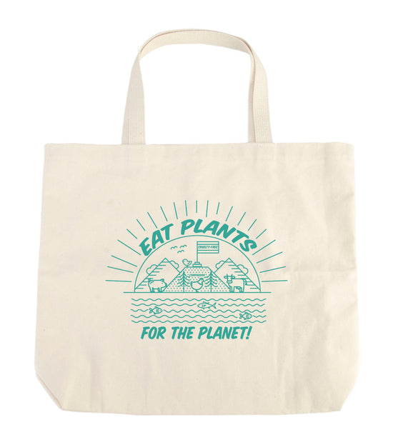 Eat Plants for the Planet Tote Bag