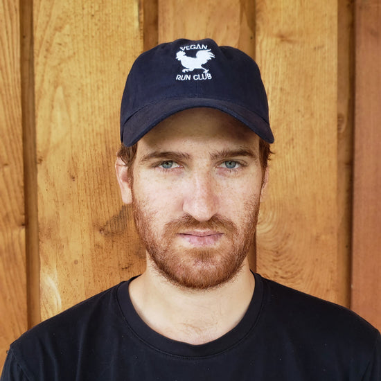 Vegan Run Club Hat (Navy)